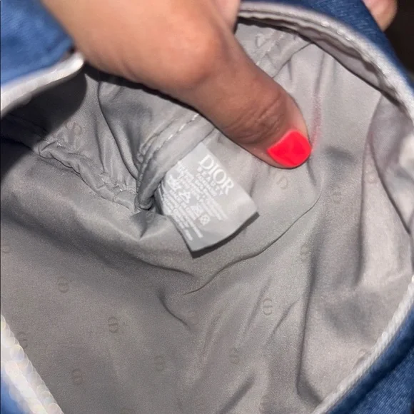 Dior Denim Blue Pouch - Picture 8 of 8